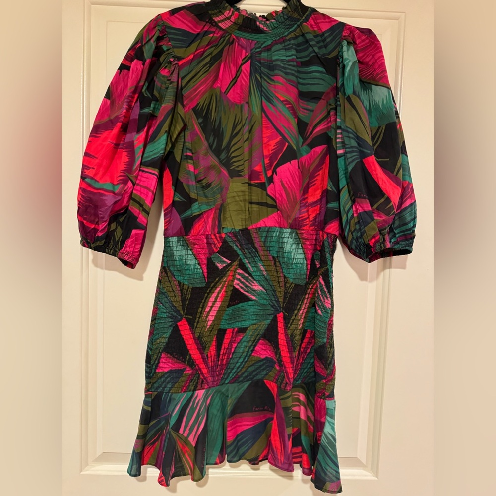Farm Rio Floral Mini Dress Small